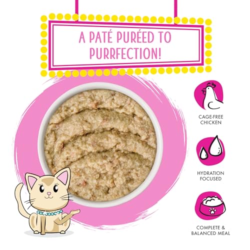 Wet Cat Food Meal of Fortune Chicken with Chicken Liver Pate (2.8 Ounce (Pack of 12))