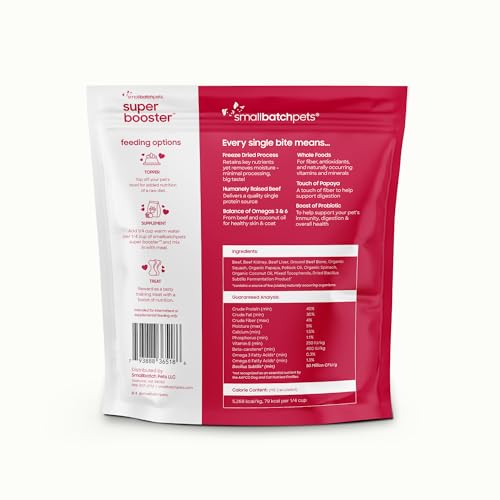 Freeze Dried Dog Treat or Topper with Probiotics (1.13 Pound (Pack of 1))