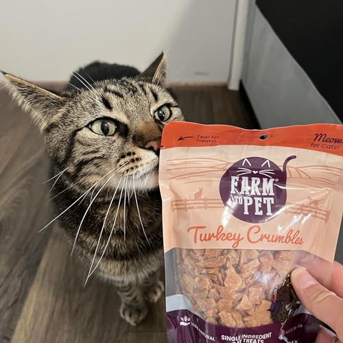 Turkey Cat Treat Crumbles 100% Natural