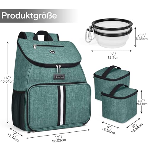 Dog Travel Bag (Green-A)
