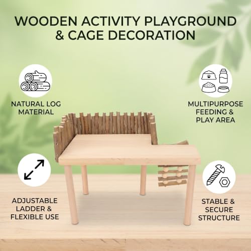 Wooden Hamster Climbing Gym