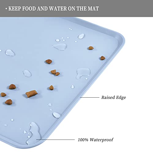 Silicone Pet Feeding Mat (Warship / 22" x 14")