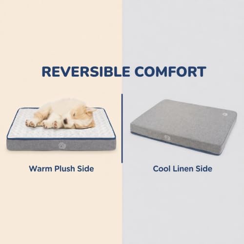 Reversible Dog Bed Mat (M（30"x 20"x 2"）)