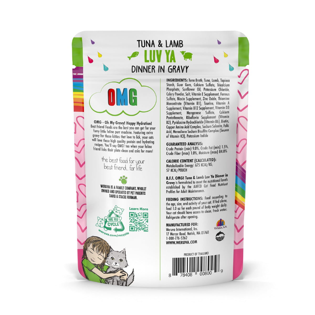 B.F.F. OMG Best Feline Friend Oh My Gravy! (3 Ounce (Pack of 12))