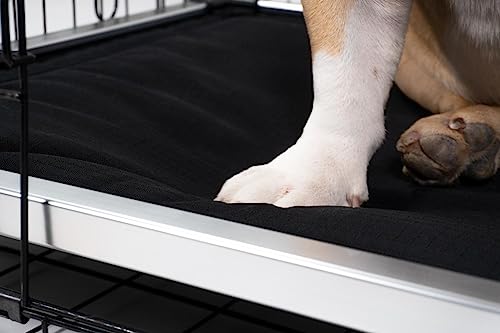 Chew Proof Armored Padded Dog Crate Bed