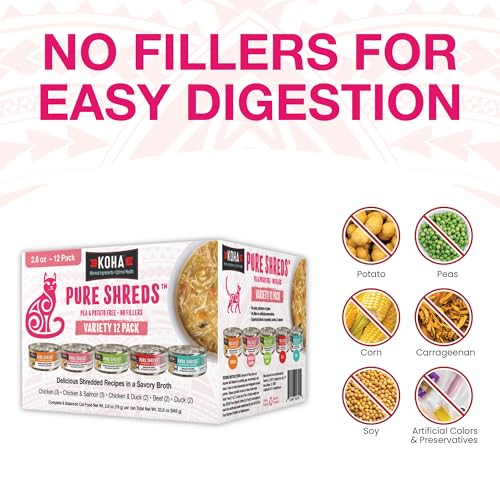 Pure Shreds Cat Variety Pack (2.8 Ounce (Pack of 12))