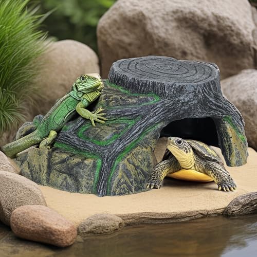 Gecko Tank Accessories (L-Flat Stump / Large)