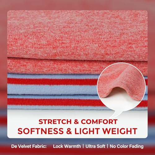 2Pack Dog Sweater for Small Dogs Soft Pet Coats Fleece Sweatshirt (Small (4-7lbs) / 7# Stripe+red)