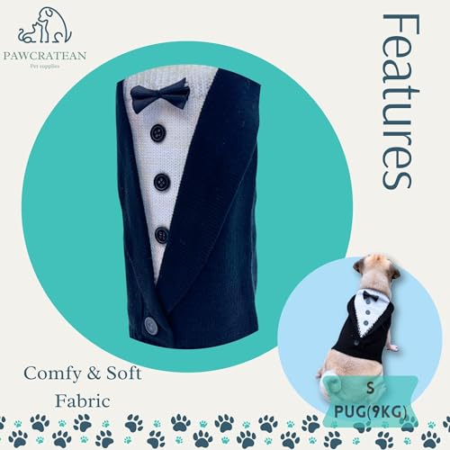 Cute Sweater for Dogs and Cats Soft Flannel Pet Outfit Warm and Cozy Animal Hoodie Small to Large Pet Clothes for Halloween Parties and Everyday Wear (Large)