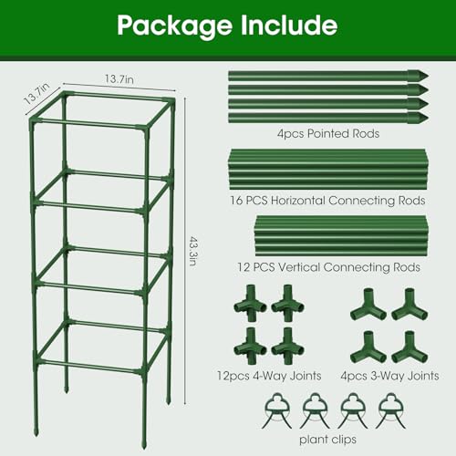 2 Pack Tomato Cage for Garden Support (2 Pack)