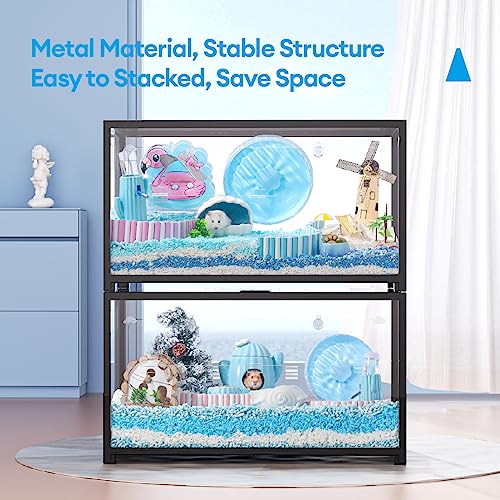 Hamster Cage 2.0 (31.4"L x 17.6"W x 20.6"H / Black)
