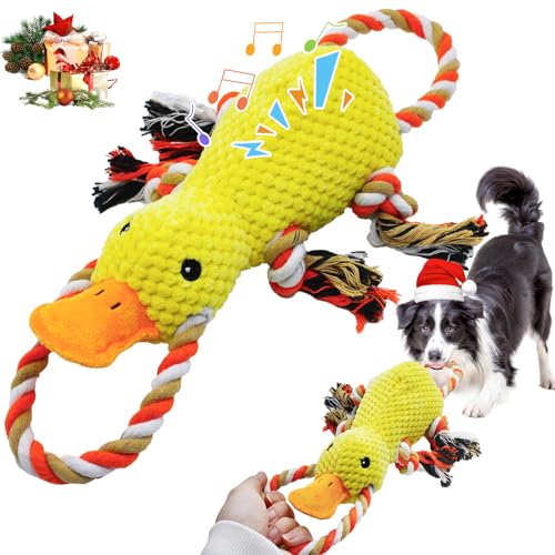 Tug of War Dog Toy (Yellow Duck)