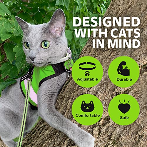 Reflective Cat Harness (XS / Loud Lime)