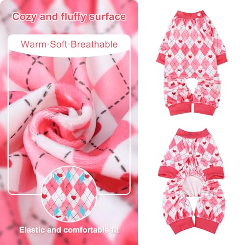 Dog Pajamas for Large Dogs (Pink(Pack of 1) / XXL (Back: 20",Chest: 26", Neck: 16"))