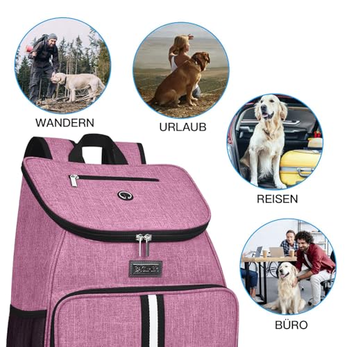 Dog Travel Bag (Light pink-A)