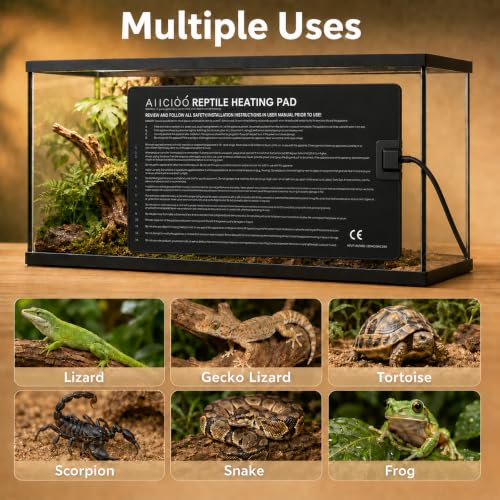 Reptile Heating Pad (8" X 18"(24W))