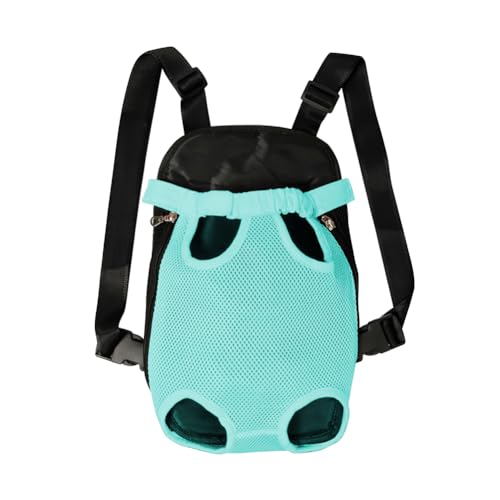 Dog Carrier Backpack Pet Legs Out Front Cat Travel Bag (Large / Blue)