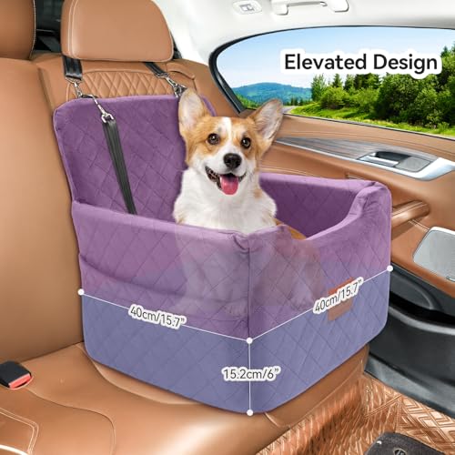 Dog Car Seat for Small (Purple)