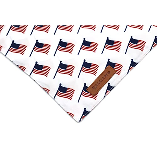 American Flag Dog Bandanas 2 Pack (American Flag 1 / X-Large)