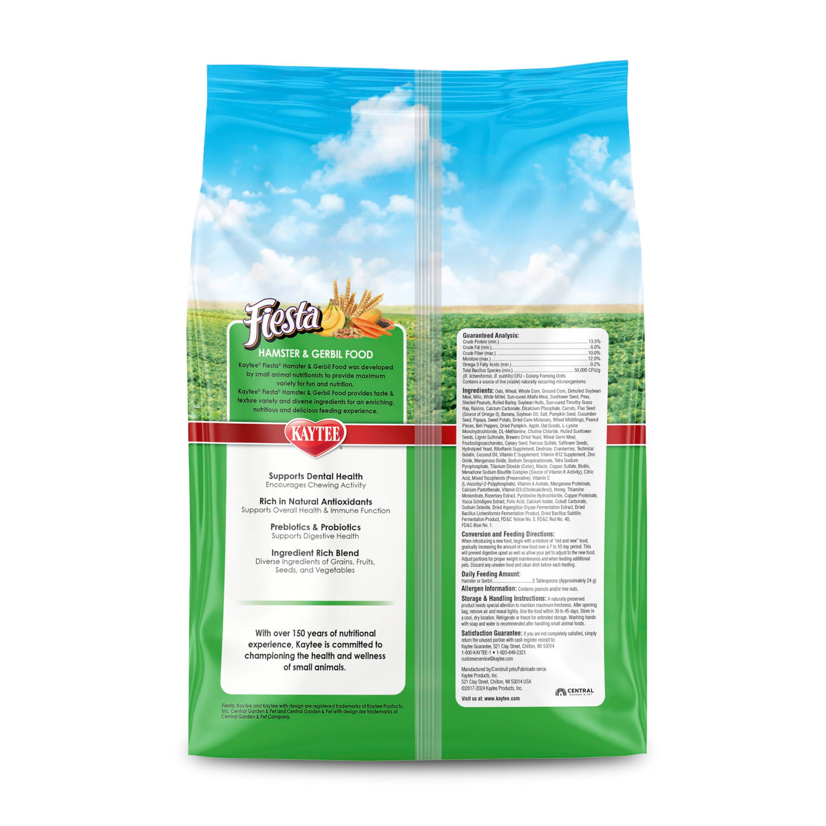 Fiesta Hamster & Gerbil Food (4.5 Pound (Pack of 1))