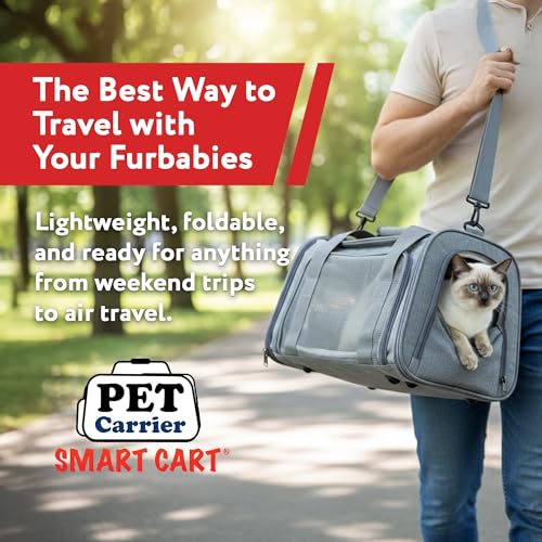 Pet Smart Cart Sport (Sport / 16.0"L x 10.0"W x 10.5"H / Grey)
