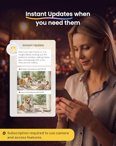 Mini Pet Camera [Paid Plan Required to Activate] (Mini Non-rotating Camera / Subscription Required to Activate)