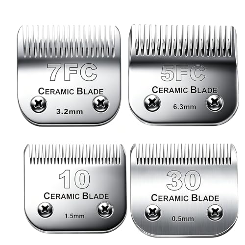 Dog Grooming Blades Compatible with Andis Clipper (1pc 3-3/4fc: 1/2" (13 Mm))