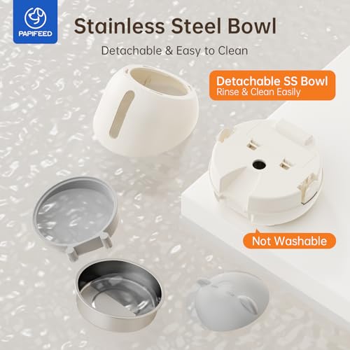 Automatic Cat Feeder with App (Grey)