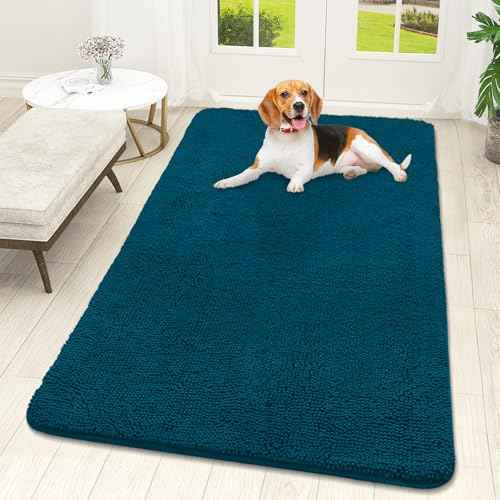 Dog Door Mat for Muddy Paws 59x32 (Atlantic Blue / 59" X 32")