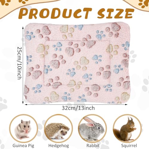 4 Pack Soft Pet Bed Mat Small Dog Crate Fleece (13 x 10 Inches / as shown on the picture)