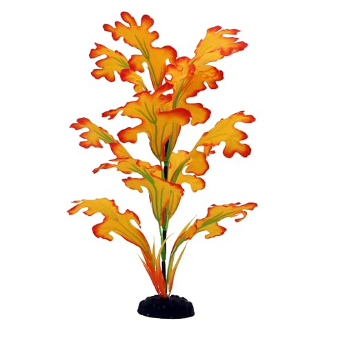 2 Pack 12 Inch Aquarium Silk Aquarium Plants (Yellow / 12 Inch)