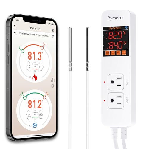 SmartLife Tuya APP WiFi Temperature Controller with Dual Probes