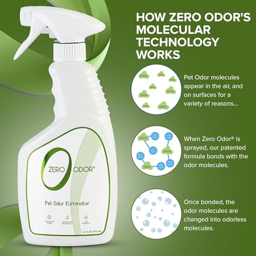 Pet Odor Eliminator Spray for Dog & Cat Urine (16 Fl Oz (Pack of 1))