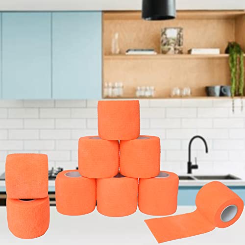 2 Inches Self Adhesive Bandage Wrap (2 Inch / Light Orange)