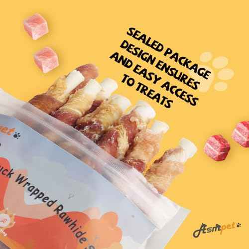 Dog Treats Chicken and Duck Wrapped Rawhide Sticks 20 Count 10.6 Oz
