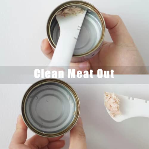 Cute Cat Pet Can Food Cover with Spoon (Gray Cat Lid&Spoonn)