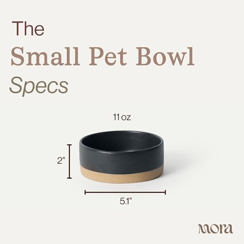 Ceramic Pet Bowl Size Small (Small / Liquorice)
