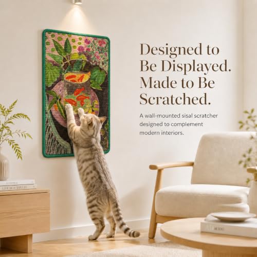 Art Sisal Cat Scratcher Mat (Goldfish)