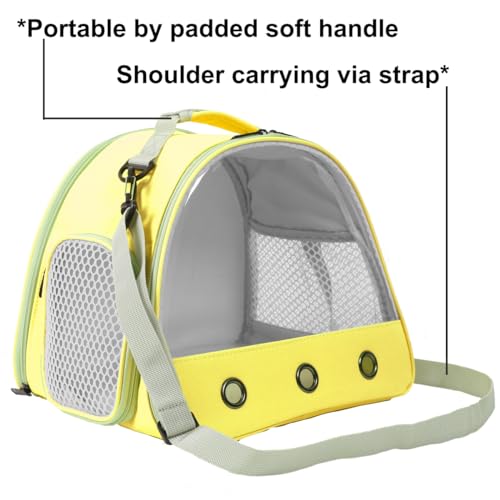 Bunny Travel Carrier with Absorbent Pad Set (Yellow)