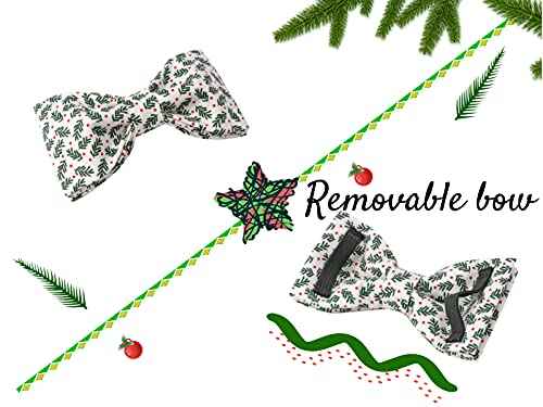 Christmas Dog Collar (Christmas Green / Medium (Pack of 1))