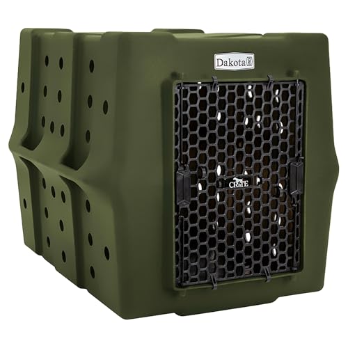Dakota 283 Canine Rough and Tough Economy Dog Crate (Large / Olive)