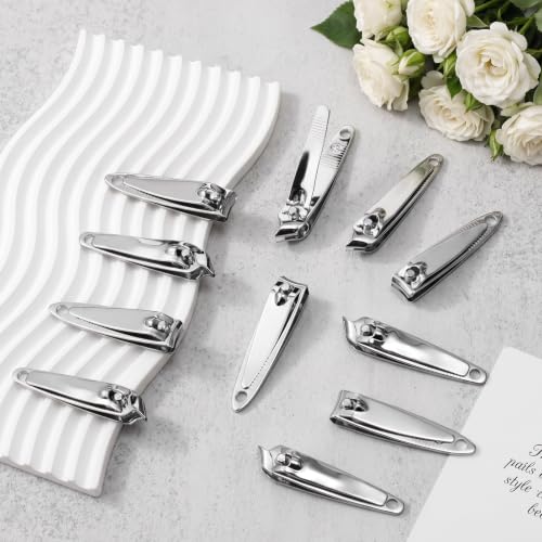 Rustproof Stainless Steel Nail Clippers Bulk (Slanted Top)