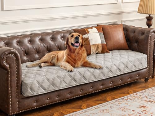 Waterproof Dog Bed Cover Pet Blanket with Anti (40x80 Inch (Pack of 1) / Khaki)